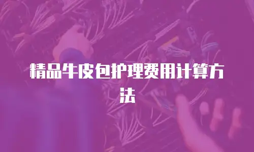 精品牛皮包护理费用计算方法