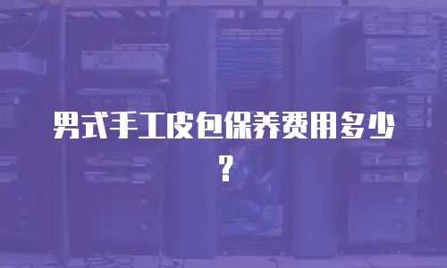 男式手工皮包保养费用多少？