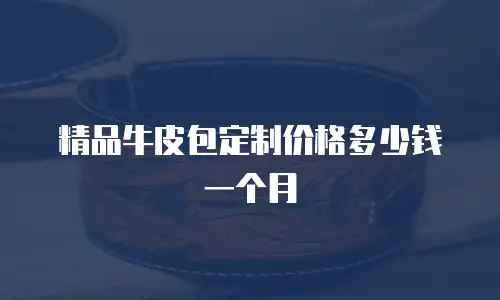 精品牛皮包定制价格多少钱一个月