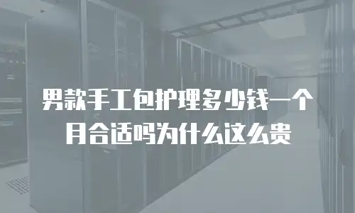 男款手工包护理多少钱一个月合适吗为什么这么贵