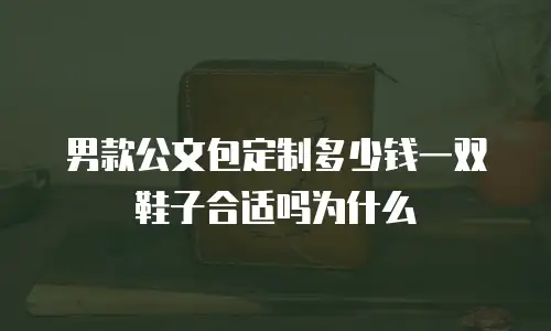 男款公文包定制多少钱一双鞋子合适吗为什么