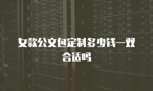 女款公文包定制多少钱一双合适吗