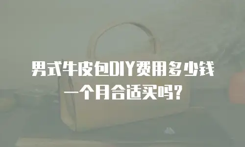 男式牛皮包DIY费用多少钱一个月合适买吗？