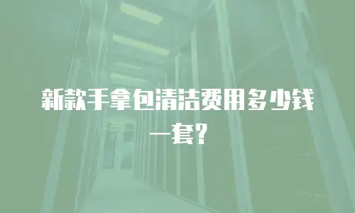 新款手拿包清洁费用多少钱一套？