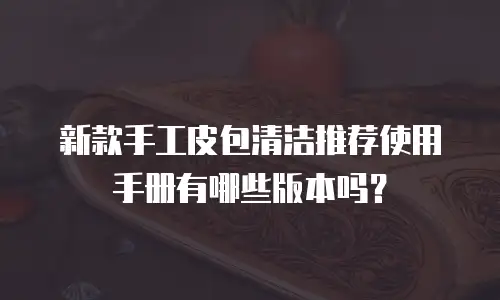 新款手工皮包清洁推荐使用手册有哪些版本吗？