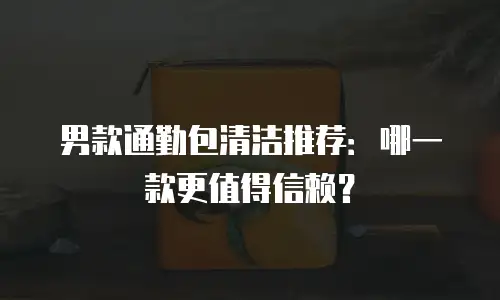 男款通勤包清洁推荐：哪一款更值得信赖？