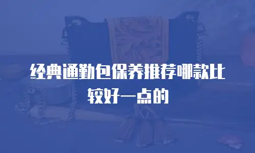 经典通勤包保养推荐哪款比较好一点的