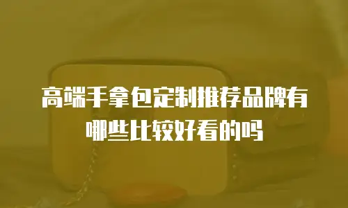高端手拿包定制推荐品牌有哪些比较好看的吗