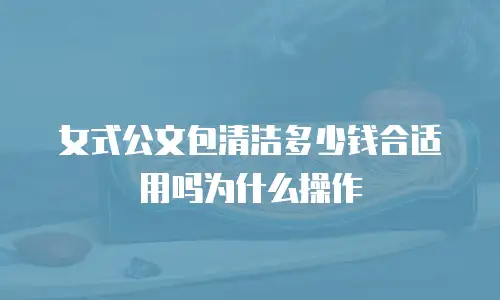 女式公文包清洁多少钱合适用吗为什么操作
