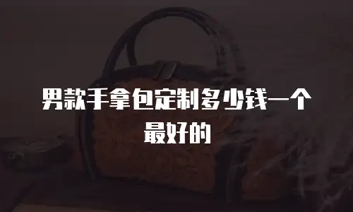 男款手拿包定制多少钱一个最好的