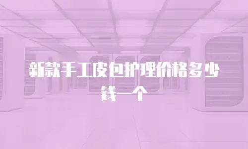 新款手工皮包护理价格多少钱一个
