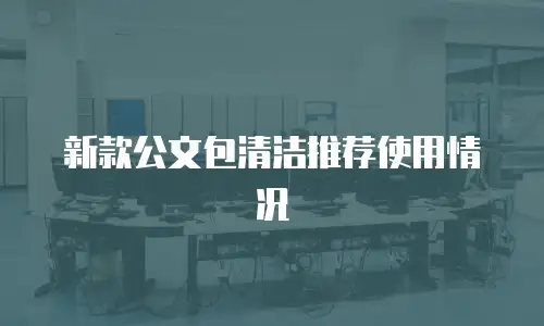 新款公文包清洁推荐使用情况