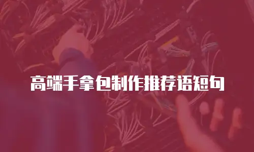 高端手拿包制作推荐语短句
