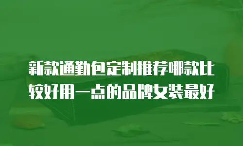 新款通勤包定制推荐哪款比较好用一点的品牌女装最好