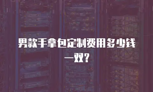 男款手拿包定制费用多少钱一双？
