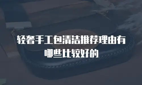 轻奢手工包清洁推荐理由有哪些比较好的