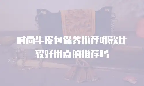 时尚牛皮包保养推荐哪款比较好用点的推荐吗