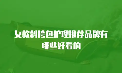 女款斜挎包护理推荐品牌有哪些好看的