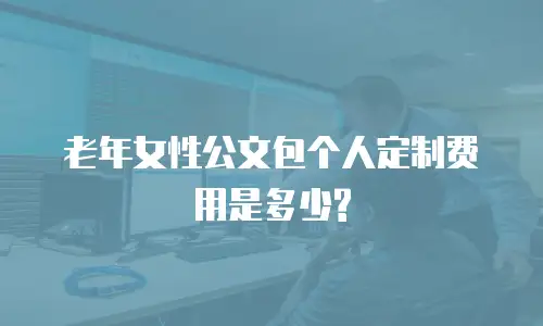 老年女性公文包个人定制费用是多少?