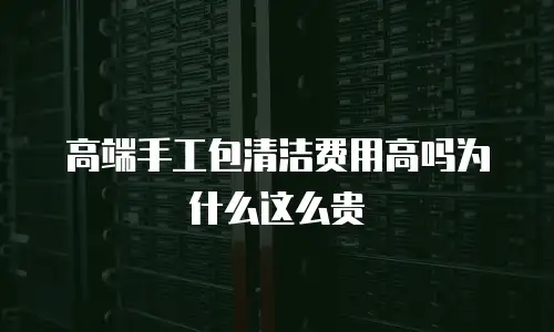 高端手工包清洁费用高吗为什么这么贵