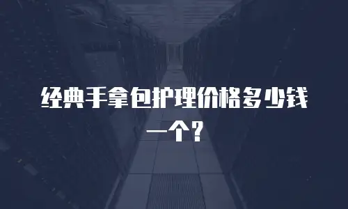 经典手拿包护理价格多少钱一个？