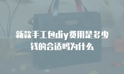 新款手工包diy费用是多少钱的合适吗为什么