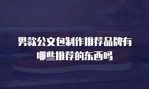 男款公文包制作推荐品牌有哪些推荐的东西吗