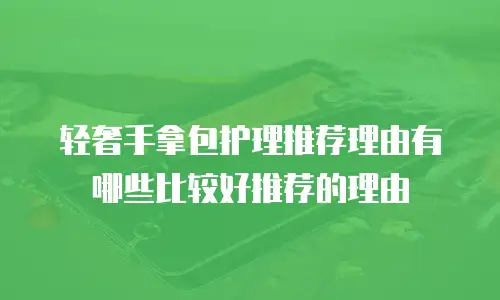 轻奢手拿包护理推荐理由有哪些比较好推荐的理由
