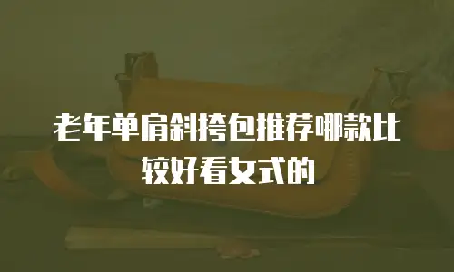 老年单肩斜挎包推荐哪款比较好看女式的