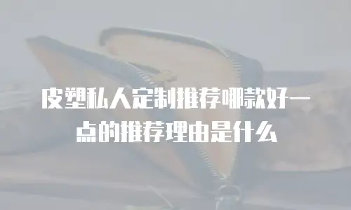 皮塑私人定制推荐哪款好一点的推荐理由是什么