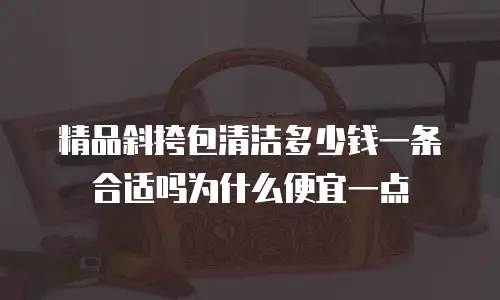 精品斜挎包清洁多少钱一条合适吗为什么便宜一点