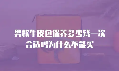 男款牛皮包保养多少钱一次合适吗为什么不能买