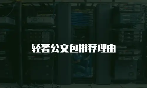 轻奢公文包推荐理由