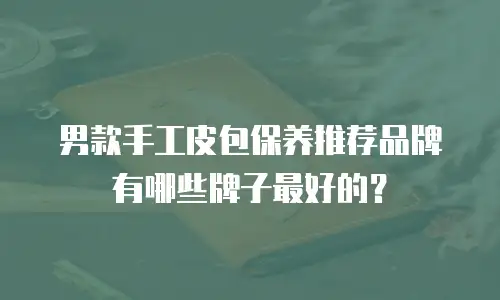 男款手工皮包保养推荐品牌有哪些牌子最好的？