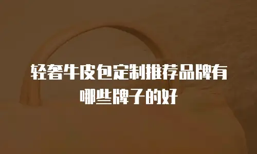 轻奢牛皮包定制推荐品牌有哪些牌子的好