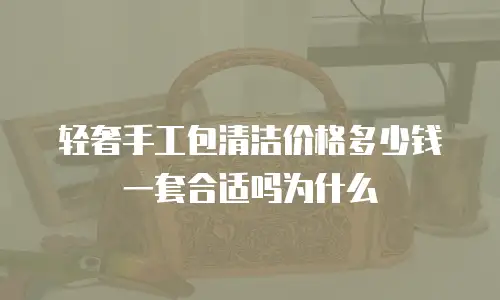 轻奢手工包清洁价格多少钱一套合适吗为什么