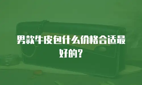 男款牛皮包什么价格合适最好的？