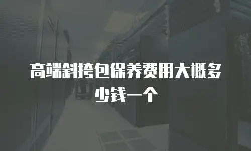 高端斜挎包保养费用大概多少钱一个