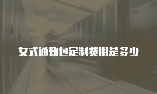 女式通勤包定制费用是多少