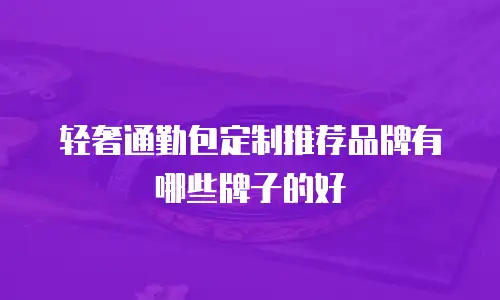 轻奢通勤包定制推荐品牌有哪些牌子的好
