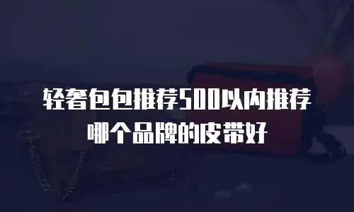 轻奢包包推荐500以内推荐哪个品牌的皮带好