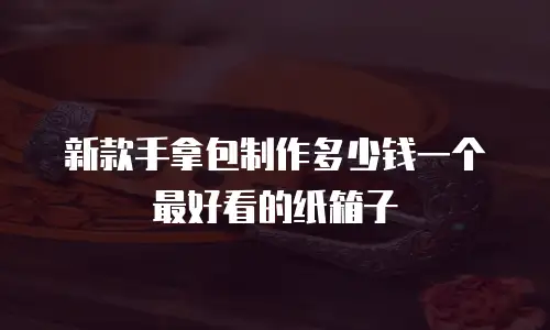 新款手拿包制作多少钱一个最好看的纸箱子
