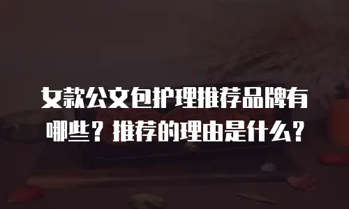 女款公文包护理推荐品牌有哪些？推荐的理由是什么？