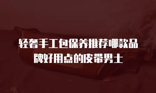 轻奢手工包保养推荐哪款品牌好用点的皮带男士