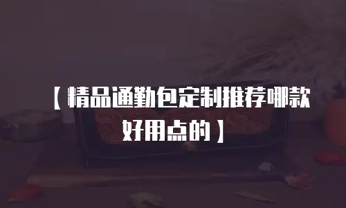 【精品通勤包定制推荐哪款好用点的】
