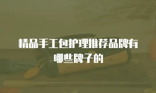 精品手工包护理推荐品牌有哪些牌子的