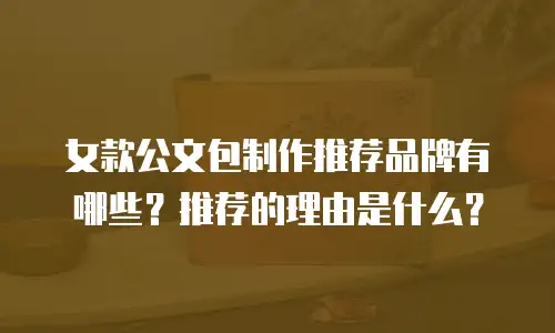 女款公文包制作推荐品牌有哪些？推荐的理由是什么？