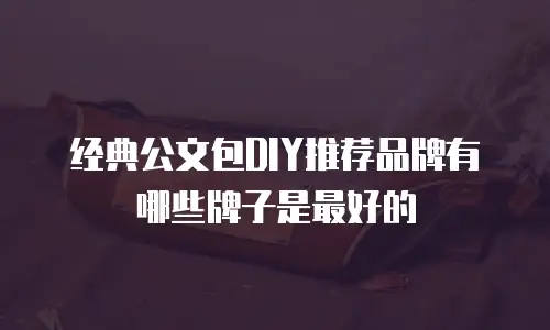 经典公文包DIY推荐品牌有哪些牌子是最好的