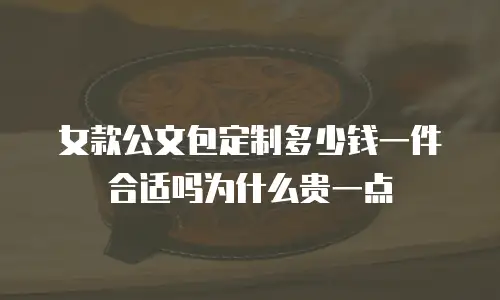 女款公文包定制多少钱一件合适吗为什么贵一点
