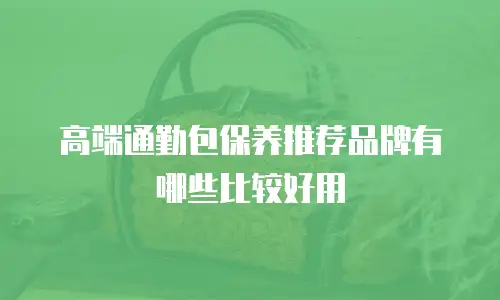 高端通勤包保养推荐品牌有哪些比较好用